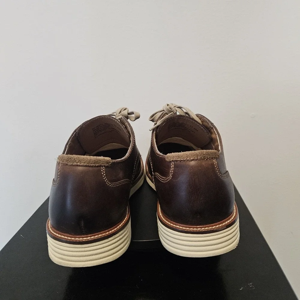 Dockers Parkway Oxford Mens Brown Lace Ups Water Stain Resistant Shoe Size 11.5